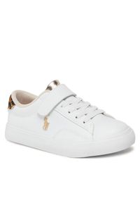 Sneakersy Polo Ralph Lauren. Kolor: biały. Materiał: skóra #1
