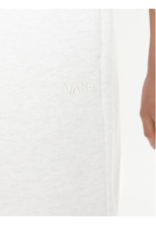 Vans Spodnie dresowe Elevated VN000G9R Biały Regular Fit. Kolor: biały. Materiał: bawełna