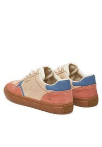 Pepe Jeans Sneakersy Travis City W PLS31592 Beżowy. Kolor: beżowy. Materiał: zamsz, skóra