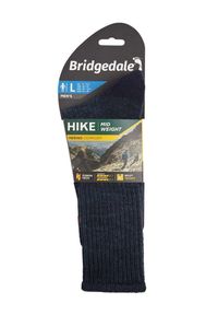 BRIDGEDALE - Skarpety trekkingowe Bridgedale Hike Mid Merino C Boot. Kolor: niebieski