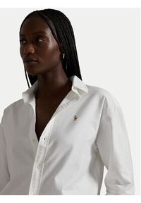 Polo Ralph Lauren Koszula 211956604001 Biały Relaxed Fit. Typ kołnierza: polo. Kolor: biały. Materiał: bawełna #2