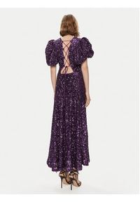 ROTATE Sukienka koktajlowa 1115792073 Fioletowy Regular Fit. Kolor: fioletowy. Materiał: syntetyk. Styl: wizytowy #3