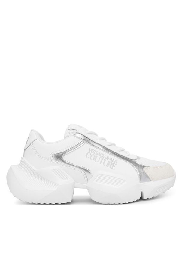 Versace Jeans Couture Sneakersy 80VA3SU3 ZPB78 S03 Biały. Kolor: biały. Materiał: skóra
