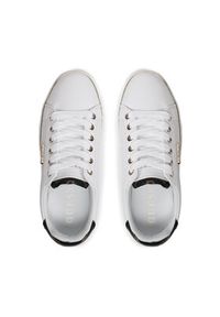 Guess Sneakersy Beckie FL7BKI ELE12 Biały. Kolor: biały. Materiał: skóra