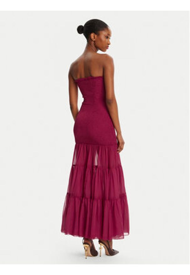 BARDOT - Bardot Sukienka letnia Azura Strapless 59882DB Różowy Slim Fit. Kolor: różowy. Materiał: syntetyk. Sezon: lato
