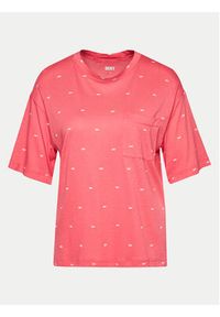 DKNY Piżama YI80010 Różowy Regular Fit. Kolor: różowy. Materiał: bawełna, wiskoza #3