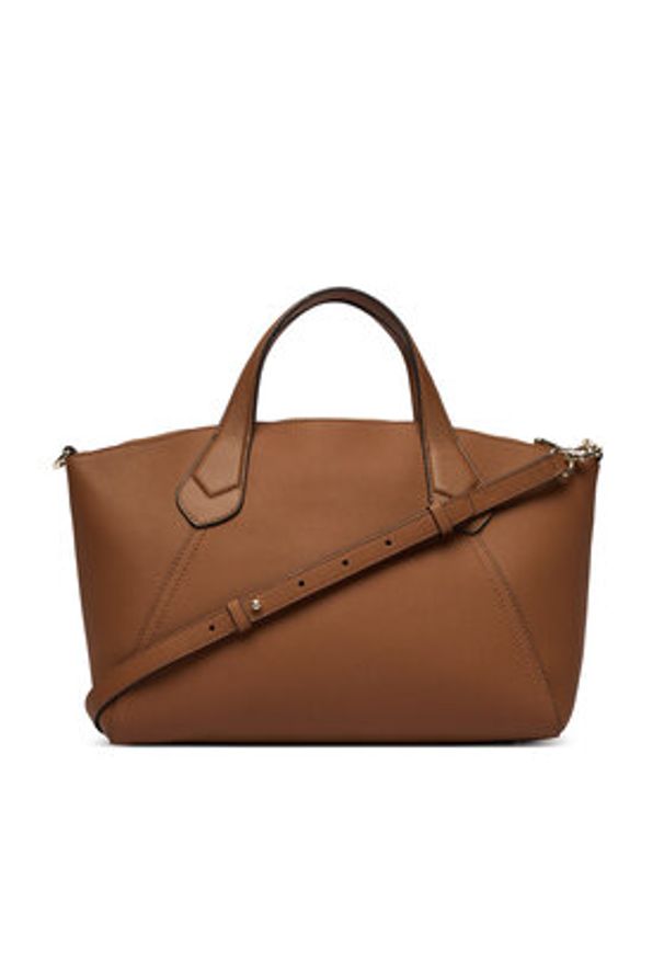 BOSS Torebka Lenah M 50563396 Brązowy. Kolor: brązowy. Materiał: skórzane