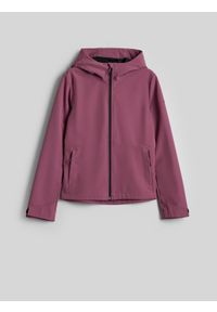 4f - 4F Kurtka softshell wiatroodporna membrana 5000 damska - różowa XL. Kolor: różowy. Materiał: softshell. Sport: turystyka piesza #1