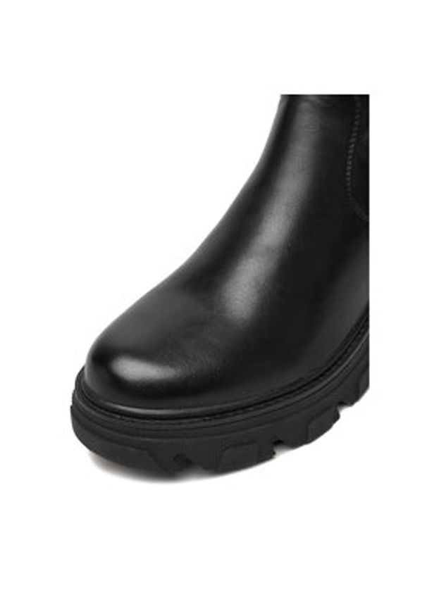 DeeZee Muszkieterki 9382 Czarny. Kolor: czarny. Materiał: materiał