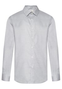 Calvin Klein Koszula LV019EU057 Niebieski Slim Fit. Kolor: niebieski. Materiał: bawełna #7