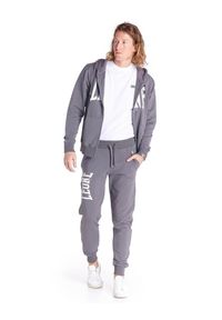 LEONE 1947 APPAREL - Męska zapinana na zamek bluza z kapturem Leone 1947 Apparel. Typ kołnierza: kaptur. Kolor: szary. Materiał: tkanina. Sport: fitness #2