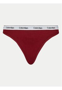 Calvin Klein Underwear Komplet 3 par stringów 000QD5209E Kolorowy. Materiał: bawełna. Wzór: kolorowy #6