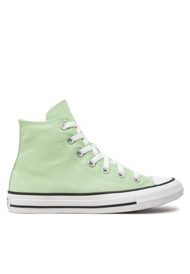 Converse Trampki Chuck Taylor All Star Hi A08582C Zielony. Kolor: zielony. Materiał: materiał