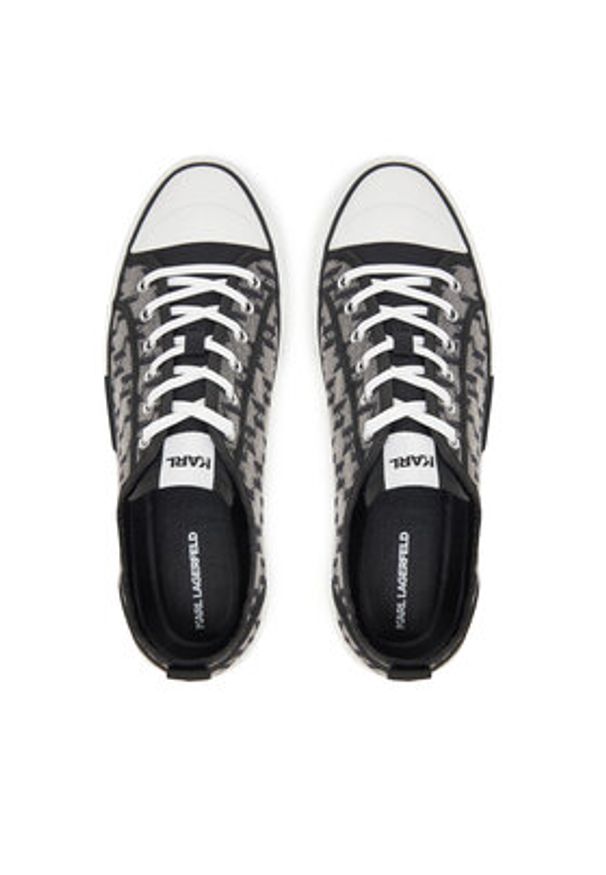 Karl Lagerfeld - KARL LAGERFELD Trampki KL50425 Czarny. Kolor: czarny. Materiał: materiał