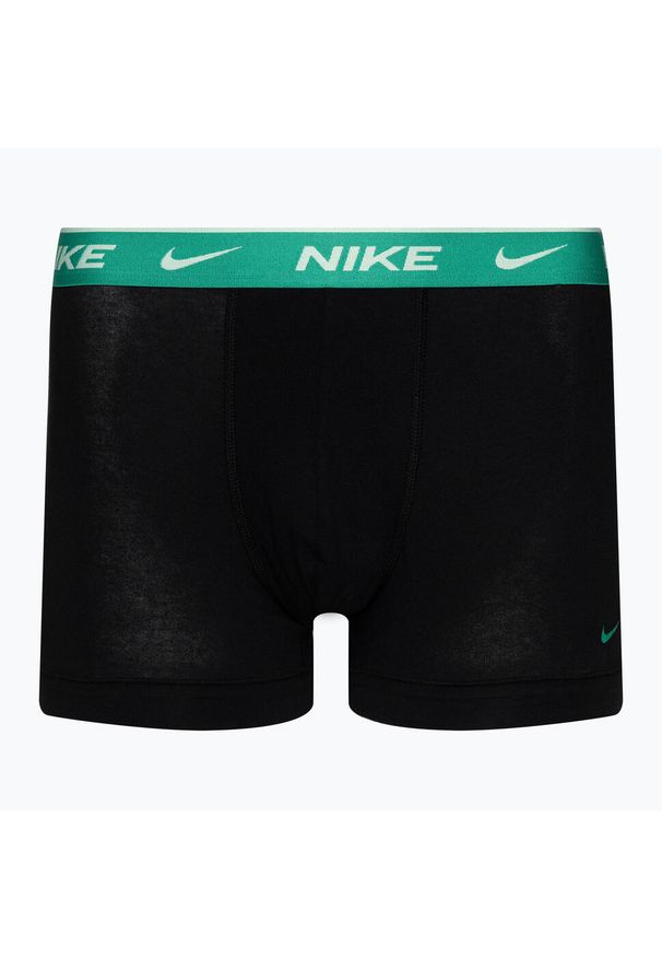 Bokserki męskie Nike Everyday Cotton Stretch Trunk 3 pary. Kolor: wielokolorowy, czarny