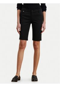 Lauren Ralph Lauren - LAUREN RALPH LAUREN Szorty materiałowe 200661653004 Czarny Regular Fit. Kolor: czarny. Materiał: bawełna