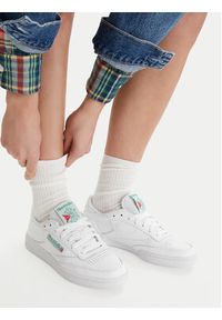 Reebok Sneakersy EO-CLUB C 85 100033933 Biały. Kolor: biały. Materiał: skóra. Model: Reebok Club #2