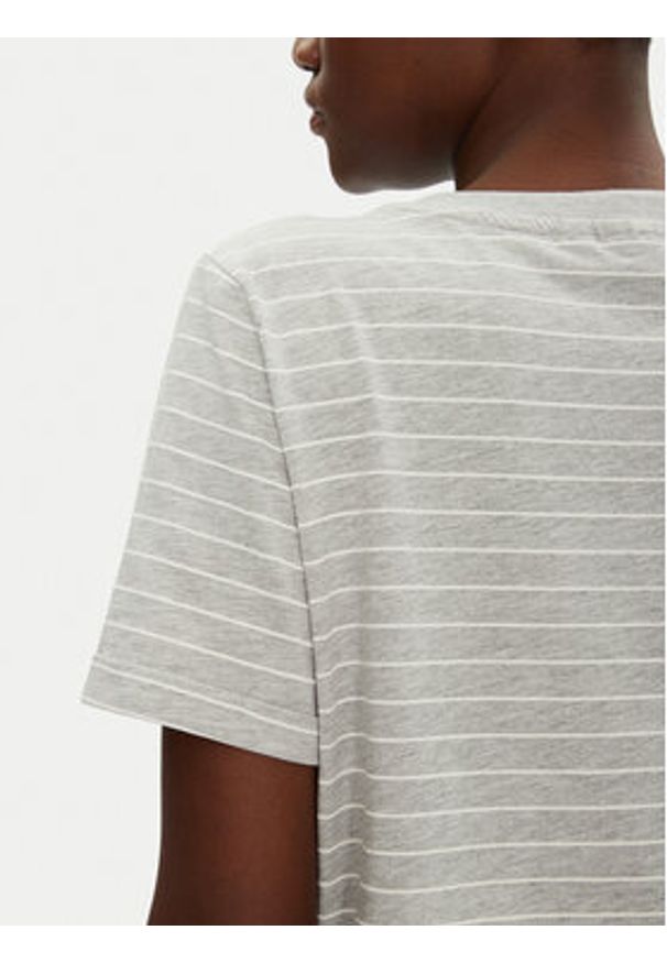 Fransa T-Shirt 20615521 Szary Regular Fit. Kolor: szary. Materiał: bawełna