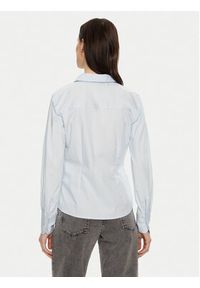 Vero Moda Koszula Anna 10318701 Błękitny Slim Fit. Kolor: niebieski. Materiał: bawełna #3