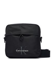 Calvin Klein Saszetka Bold Square Crossbody LV04D3454G Czarny. Kolor: czarny. Materiał: materiał #1