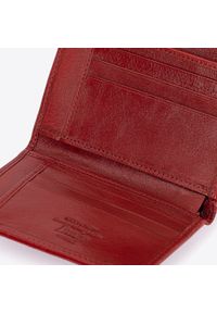 Wittchen - Damski portfel skórzany poziomy czerwony. Kolor: czerwony. Materiał: skóra. Wzór: aplikacja #7
