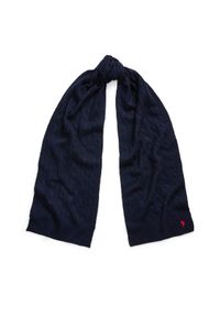 Polo Ralph Lauren Szalik 455956296009 Granatowy. Kolor: niebieski. Materiał: wełna #1