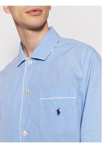 Polo Ralph Lauren Piżama 714514095001 Błękitny Regular Fit. Kolor: niebieski. Materiał: bawełna #9
