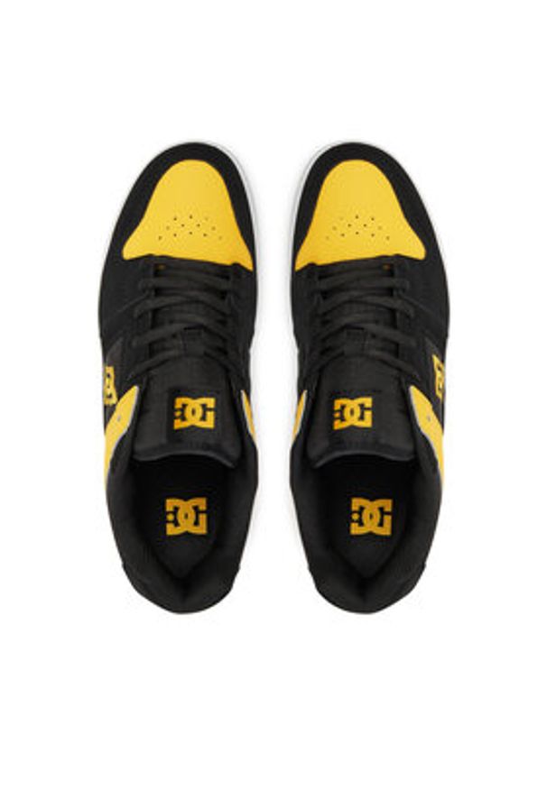 DC Sneakersy Manteca 4 ADYS100765-BKY Czarny. Kolor: czarny. Materiał: skóra