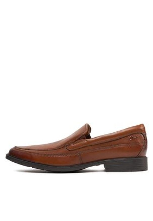 Clarks Półbuty Tilden Free 261300987 Brązowy. Kolor: brązowy. Materiał: skóra