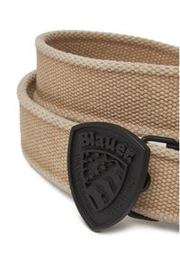 Blauer Pasek Męski S5SHIL02/BEL Beżowy. Kolor: beżowy. Materiał: materiał