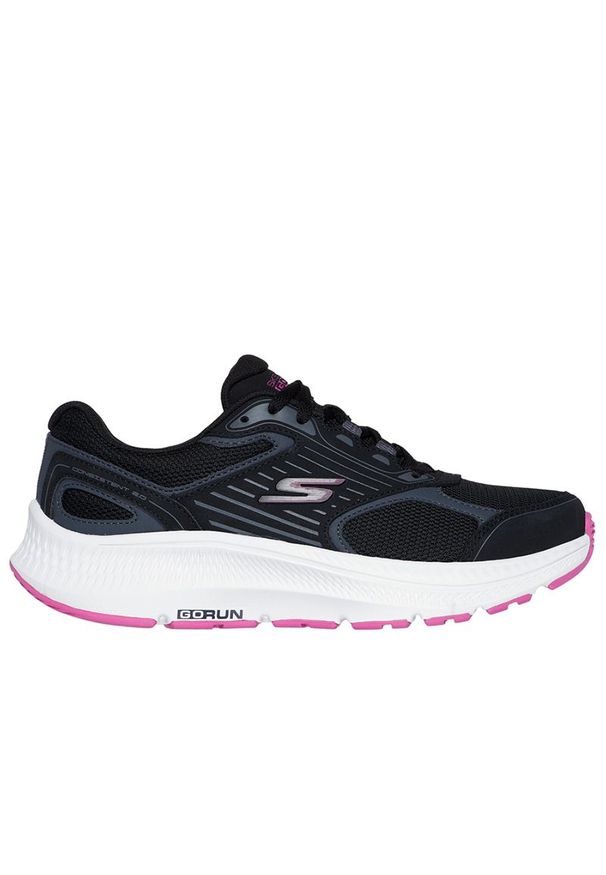 skechers - Buty damskie Skechers Go Run Consistent 2.0 Advantage 128606BKFS - czarne. Okazja: na co dzień, na spacer. Zapięcie: sznurówki. Kolor: czarny. Materiał: guma, materiał, syntetyk. Szerokość cholewki: normalna. Wzór: aplikacja. Model: Skechers Sport. Sport: bieganie