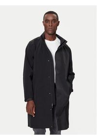 Calvin Klein Płaszcz przejściowy LV04LD518G Czarny Regular Fit. Kolor: czarny. Materiał: syntetyk
