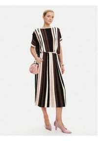 Weekend Max Mara Sweter Pegola 2525366101 Brązowy Regular Fit. Kolor: brązowy. Materiał: wiskoza