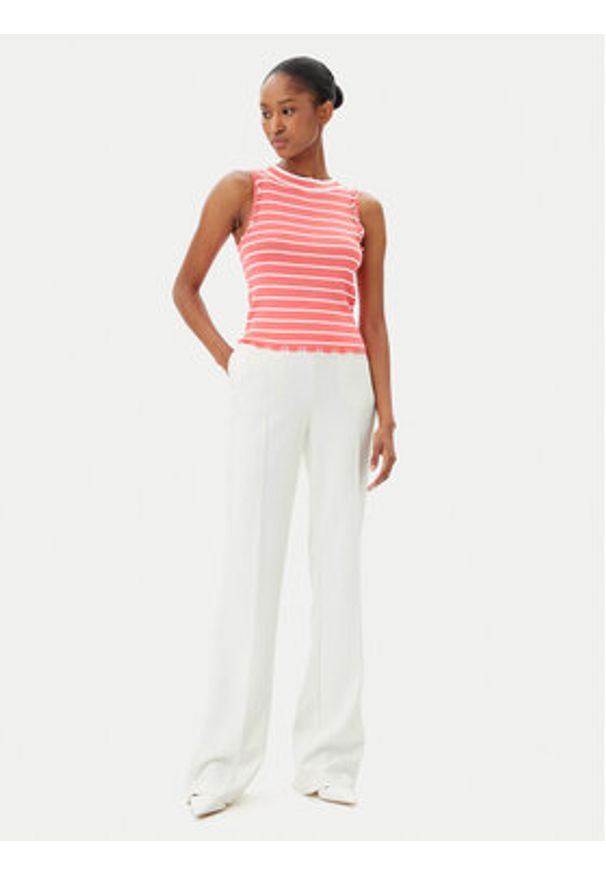 Artigli Top ACMA001916 334 Koralowy Regular Fit. Kolor: pomarańczowy. Materiał: wiskoza