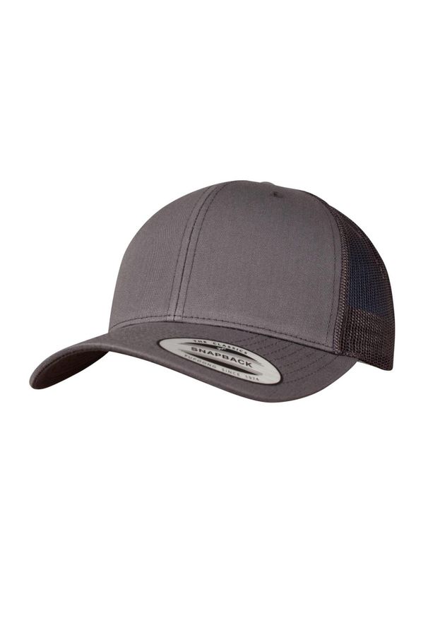 CLASSIC - Retro Trucker Cap. Kolor: szary. Styl: retro