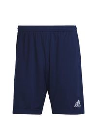 Adidas - Entrada 22 Training Shorts. Kolor: niebieski. Materiał: poliester, materiał. Sport: piłka nożna #2