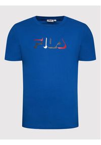 Fila T-Shirt Belen 768981 Granatowy Regular Fit. Kolor: niebieski. Materiał: bawełna #3