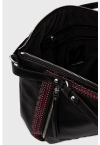 Desigual torebka 22SAXP96 kolor czarny. Kolor: czarny. Rodzaj torebki: na ramię #4