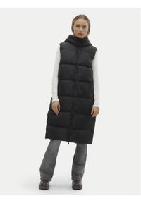 Vero Moda Bezrękawnik Ligaane 10298757 Czarny Regular Fit. Kolor: czarny. Materiał: syntetyk. Długość rękawa: bez rękawów