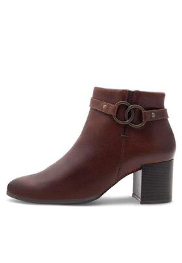 Lasocki Botki WB-CELESTE-22 Brązowy. Kolor: brązowy. Materiał: skóra