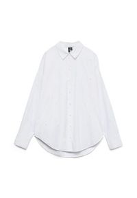 Vero Moda Koszula Fanni 10337791 Biały Oversize. Kolor: biały. Materiał: bawełna #3