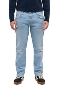 Męskie Spodnie Jeansowe Mustang Style Denver Straight Denim Blue 1017444 5000 314 #1