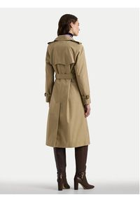 Lauren Ralph Lauren Trencz 297951259003 Beżowy Straight Fit. Kolor: beżowy. Materiał: bawełna