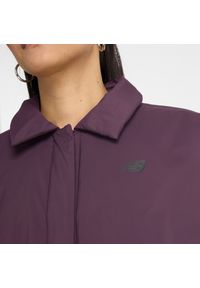 Kurtka damska New Balance WJ43506PLN – fioletowa. Kolor: fioletowy. Materiał: nylon. Styl: sportowy #6