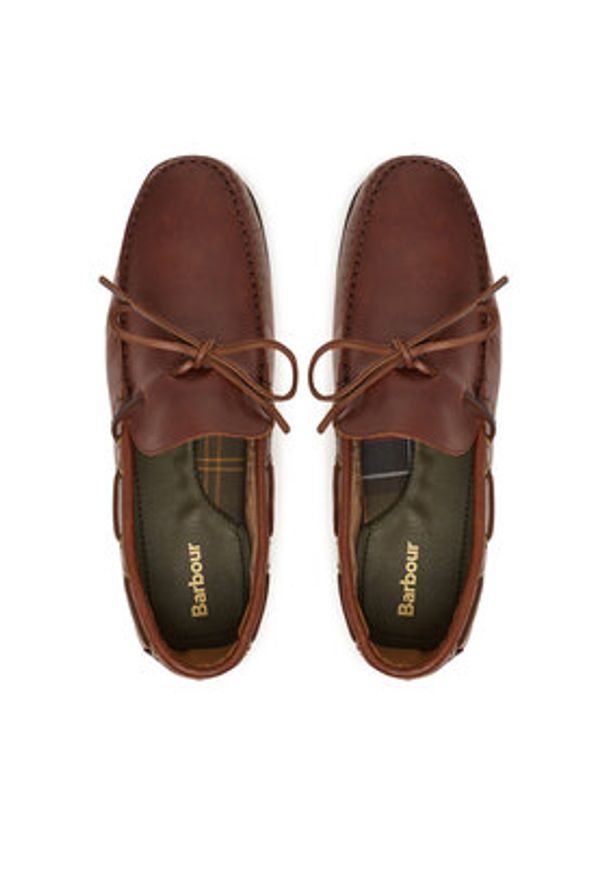 Barbour Mokasyny Courage Driving MFO0796BR78 Brązowy. Kolor: brązowy. Materiał: skóra
