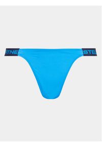 Stella McCartney Dół od bikini Logo Classic S7B001890.45612 Błękitny. Kolor: niebieski. Materiał: syntetyk