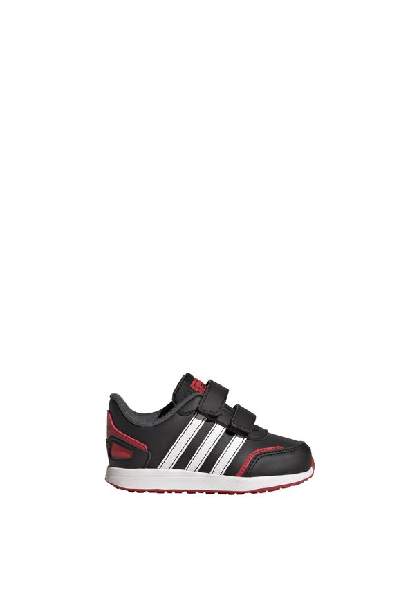 Adidas - VS Switch 3 Lifestyle Running Hook and Loop Strap Shoes. Kolor: czarny, biały, wielokolorowy, czerwony. Materiał: materiał. Sport: bieganie