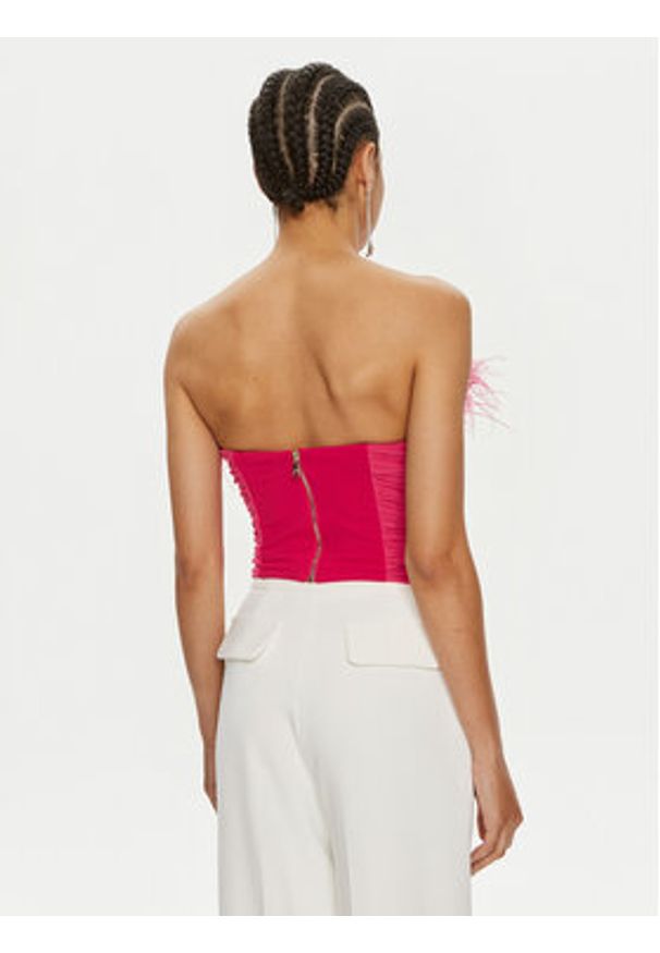 Patrizia Pepe Bluzka 8M1651 J116-M513 Różowy Slim Fit. Kolor: różowy. Materiał: syntetyk