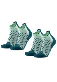 Skarpety trekkingowe kobieta Therm-ic Outdoor UltraCool Ankle Lady zestaw 2 par. Kolor: zielony. Materiał: poliamid, elastan. Sport: outdoor