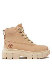 Timberland Trapery Greyfield Mid TB0A2FT6EN71 Beżowy. Kolor: beżowy. Materiał: nubuk, skóra